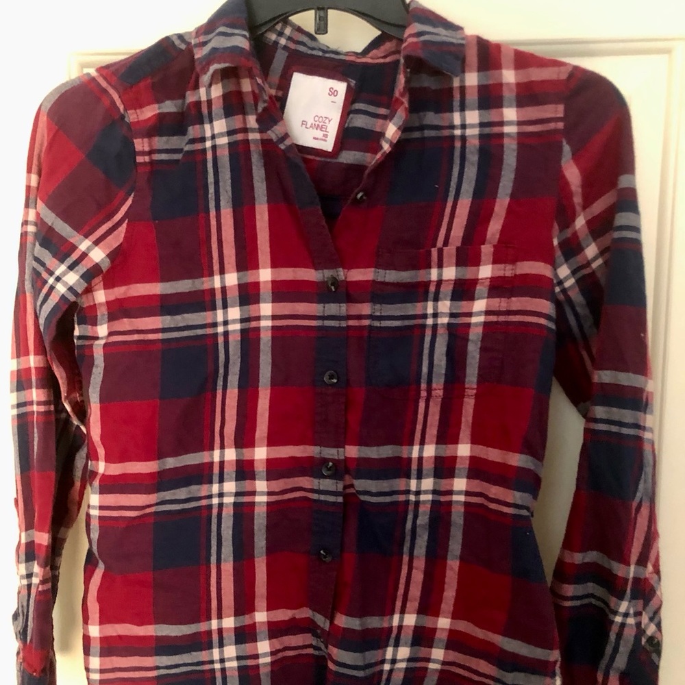 Super comfy flannel top!